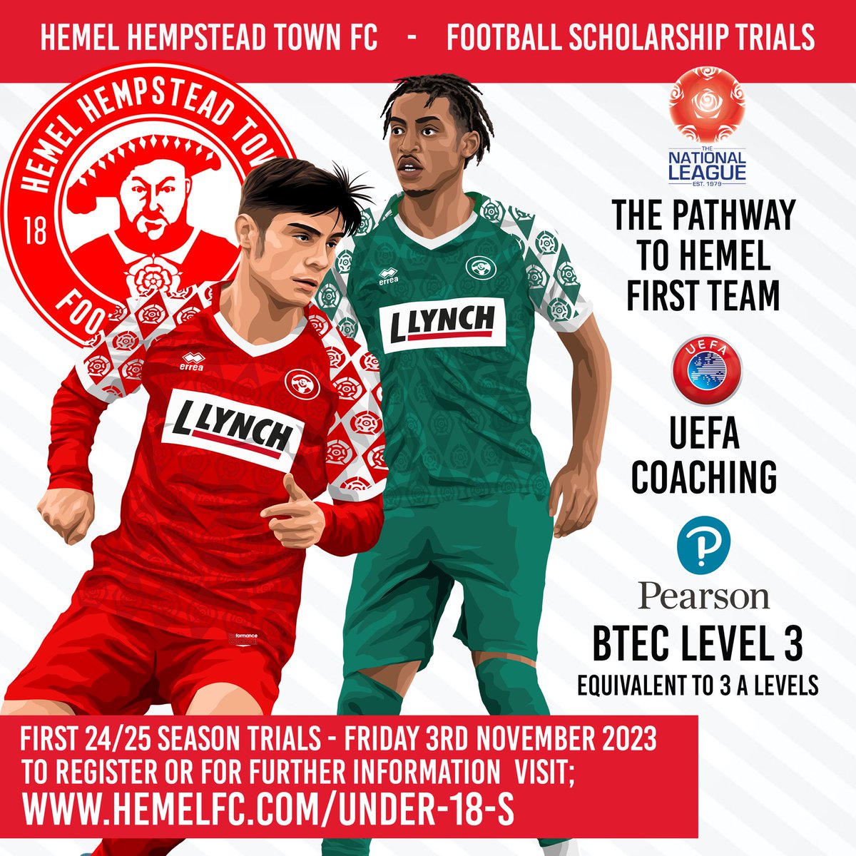 Hemel Hempstead Town FC Academy tweet media