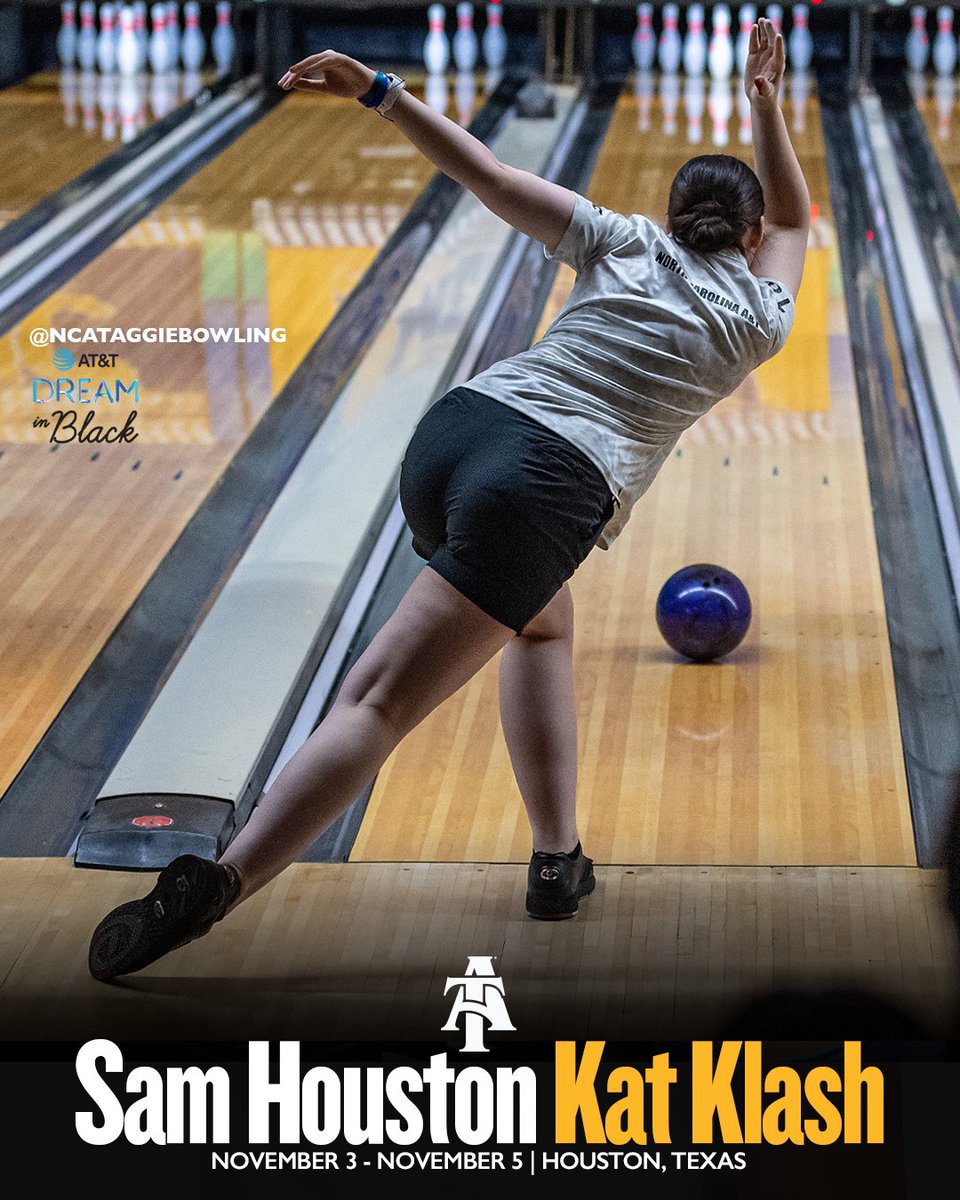 Back in action! 🤩 Time to go to work in 
Houston 💙🎳💛 #AggiePride