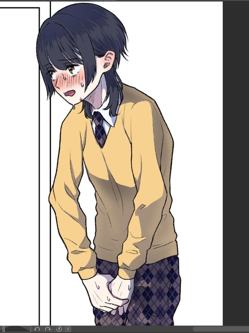 ショタ描いてる、ショタに見えるかな、大丈夫かな… 