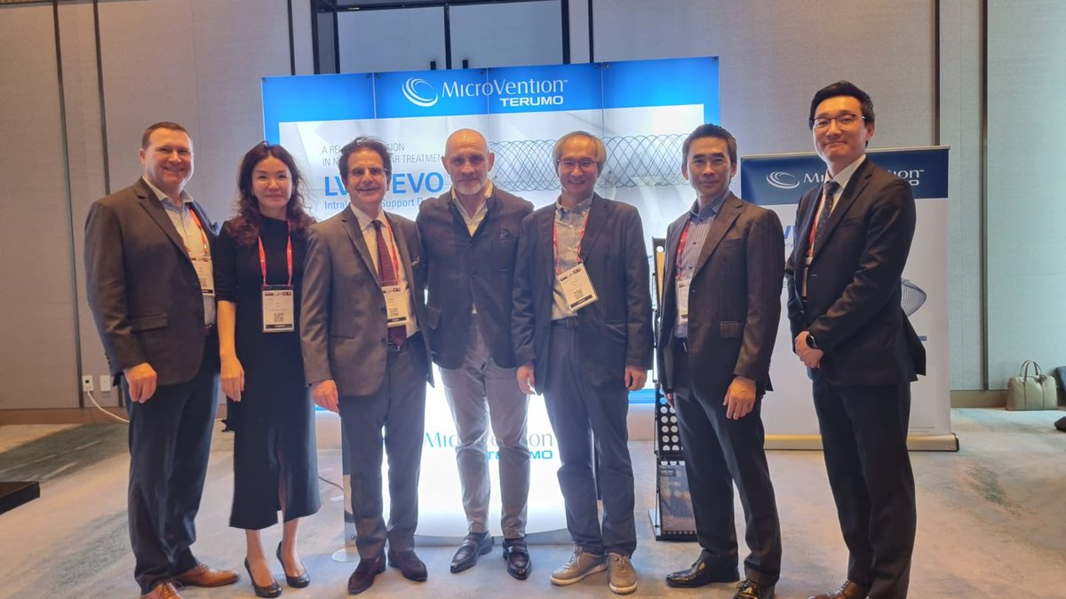 terumoneuro's tweet photo. It was a great first day at #LINNCAsia! Make sure to stop by the booth on Saturday to learn more about our innovative neuroendovascular solutions. #INR #LVISEVO #WEBdevice #FREDXflowdiverter #neuroendovascular #neurotwitter @LINNConline https://t.co/Wj8w1GQXA5