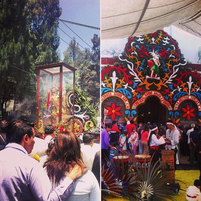 #LaFiestaGrandeDeMiTierra En Ecatepec, cada 25 de julio se vive la fiesta patronal en honor al santo San Cristóbal, donde se puede disfrutar en familia de  juegos pirotécnicos, danzas regionales y juegos mecánicos.