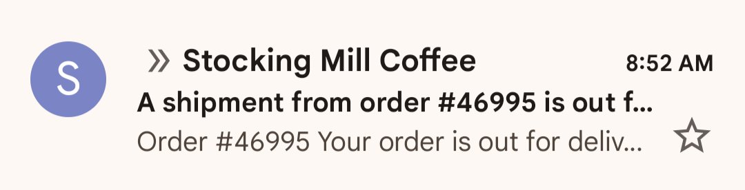 JonathanGennick's tweet image. Now that...is what we like to see. @smcroasters #OutForDelivery #ThreeFavoriteWords