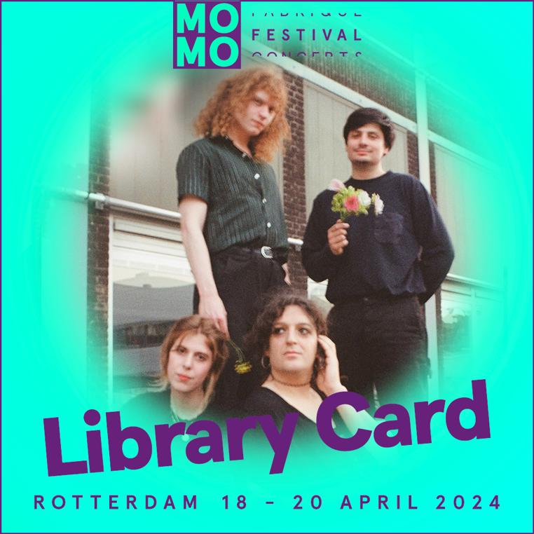 Meer moois: Library Card presenteert haar eerste EP volgend jaar in thuisstad Rotterdam op Motel Mozaique.