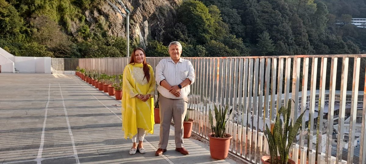 Blessed to have darshans of Mata Rani before starting the new journey as DM Reasi. May mata lead us on the right path. JAI MATA JEE KI