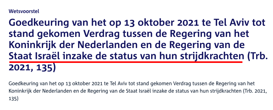 Afgelopen maart is er een wetsvoorstel aangenomen in de TK over de militaire samenwerking met Israël. Gaan alle groen-progressieve mensen nu goed opletten wie voorstander was en wie tegenstander?
tweedekamer.nl/kamerstukken/w…

#KeerHetTij