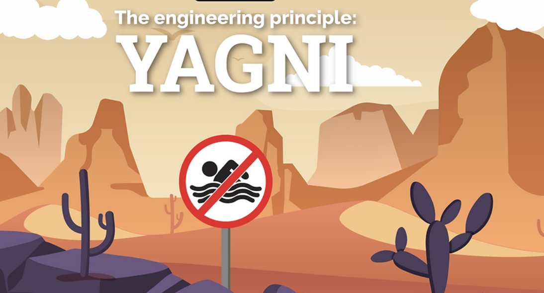 Mike_Bello90's tweet image. Hi all!
Today I'm gonna share with you a software development good practice to improve your #code
Let's start!
#CodeTip
1.- YAGNI Principle.
YAGNI stands for "You Ain't Gonna Need it", this principle tells us that you should only write the code that you need now.(1/3)👇