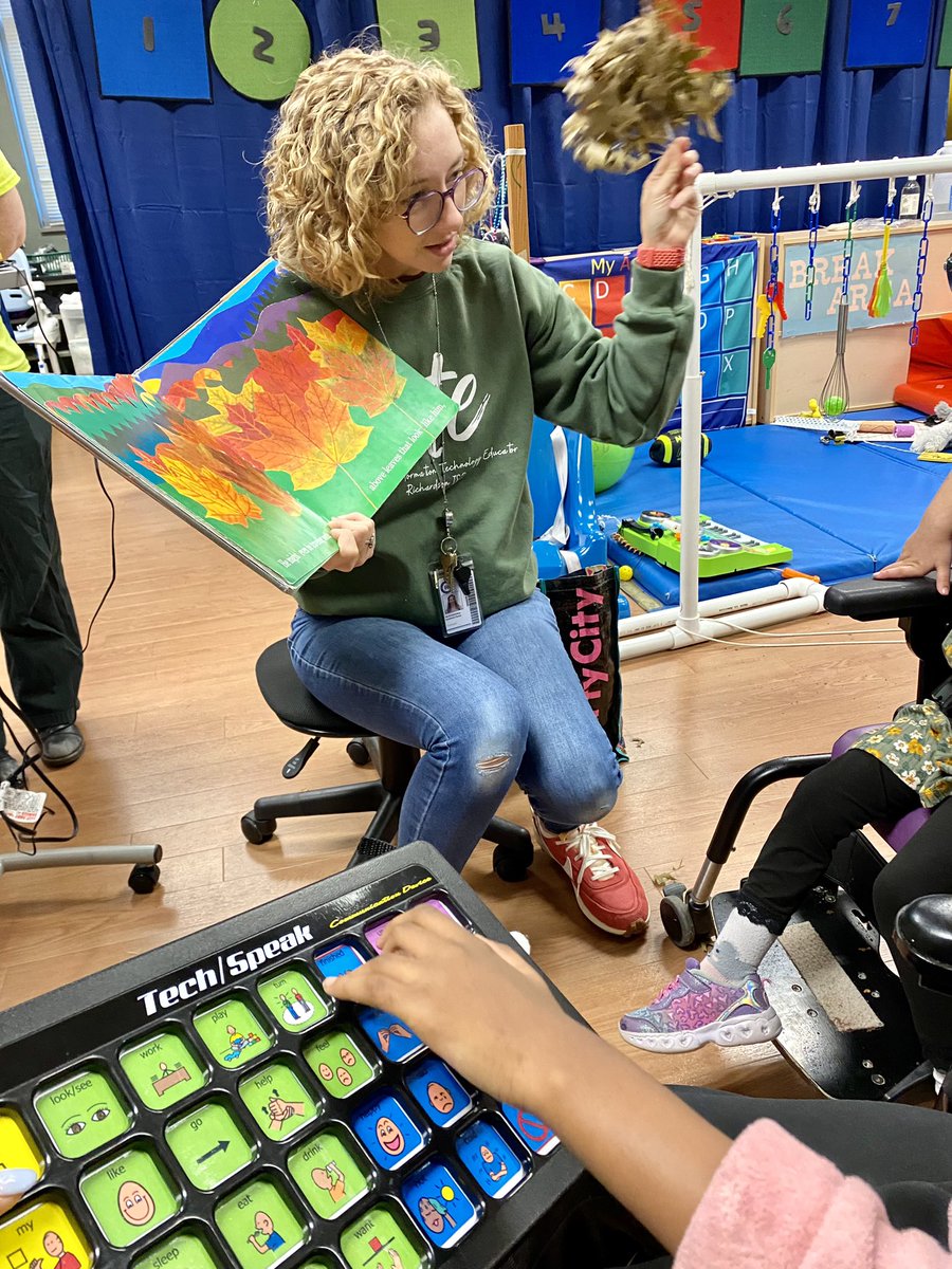 McKenzie Gray (@mcauwelsslp) on Twitter photo ACE’s librarian Ms. Gangstead is doing an amazing job of making literacy accessible to all by incorporating sensory elements into her books for our ALC classroom! We’re so lucky to have her at <a href="/AudeliaCreek/">Audelia Creek Elementary</a> <a href="/RichardsonISD/">Richardson ISD</a> ! ACE’s librarian Ms. Gangstead is doing an amazing job of making literacy accessible to all by incorporating sensory elements into her books for our ALC classroom! We’re so lucky to have her at <a href="/AudeliaCreek/">Audelia Creek Elementary</a> <a href="/RichardsonISD/">Richardson ISD</a> !