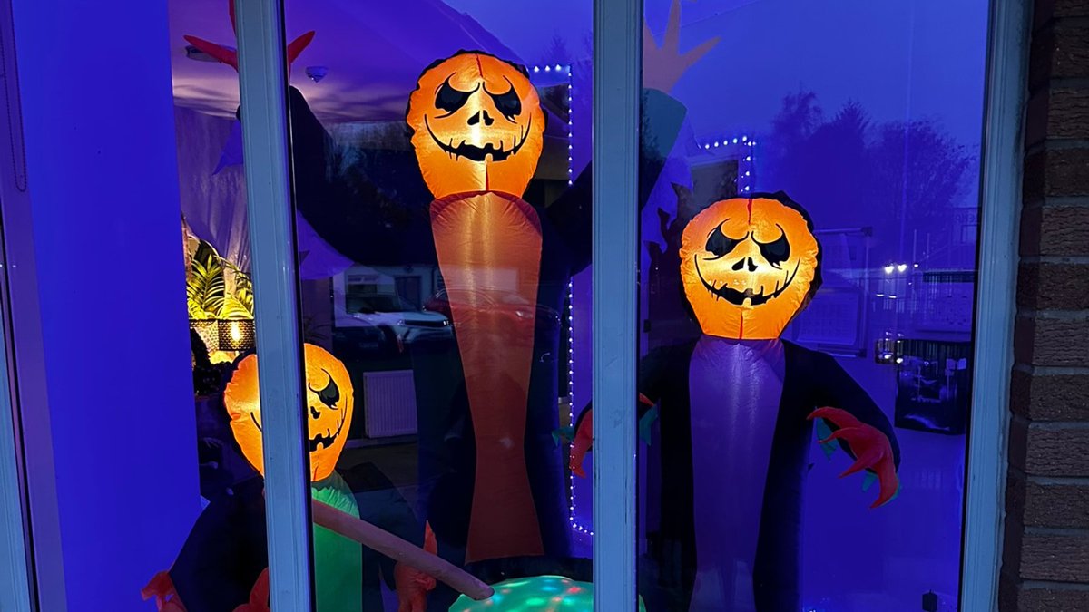 KibbleGroup's tweet photo. 🎃🎃🎃 Halloween 2023 was one to remember as we went all-out with Halloween decorations, incredible costumes and Ghoul Academy's interactive experience, which had young people jump out at those following the spooky trail.