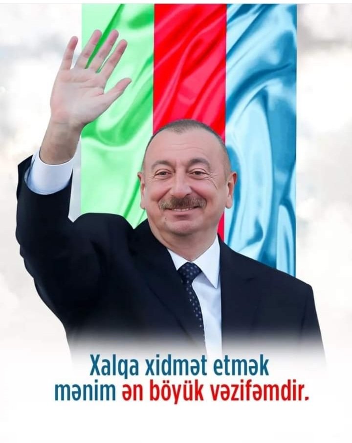 Yaşasin Cənab Prezident İlham Əliyev.Allah sizləri qorusun amin.Ağdaşdan Azad