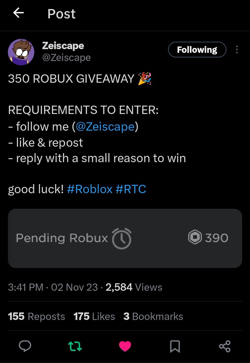 genericgoo's tweet photo. @Zeiscape 350? That just the right amount to put roles into my Roblox group! https://t.co/tevHXvmtbI
