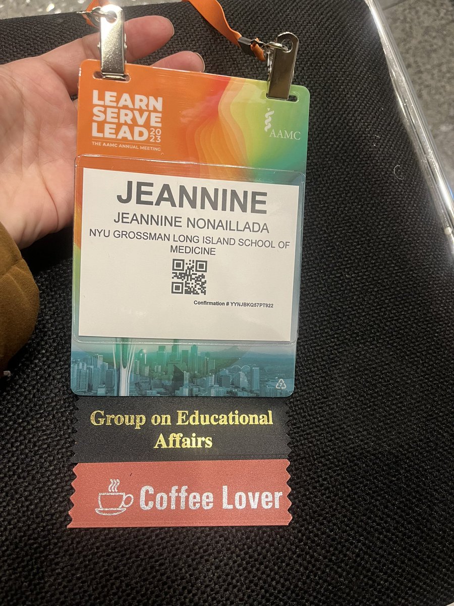 This year’s Learn Serve Lead badge! @AAMCtoday #learnservelead #aamcseattle