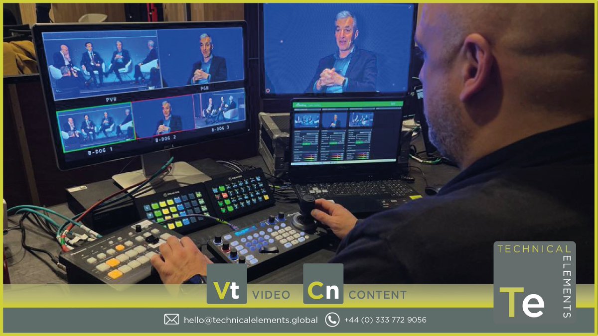 TechElementsLtd's tweet image. A couple of the team are back from Paris, working for our friends at Event Pro Solutions last week providing cameras, streaming and hybrid production services #hybridav #conferenceav #eventprofs