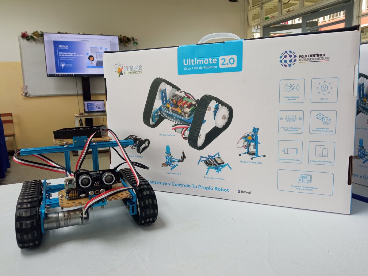 CbitSofiadeH's tweet photo. #03Nov Demostración del Robot Explorador "Willy" 🦾🤖🦿 en el Aula N° 3️⃣ en la UEN Generalísimo "Francisco de Miranda", en el estado Miranda.
#SegundoDiaDeFormacion #RoboticaEducativa 💛💙❤️ https://t.co/xyZUDFJxtZ