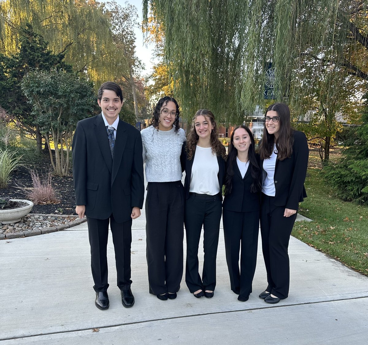 HOSA officers; Briana Jacobson, Andrew Billy, Katie Calabrese, Dani Taylor, and Dani Towler at 2023 Fall Leadership Conference at Kean University!