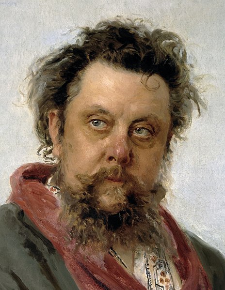 Avec ce fameux portrait de Moussorgski par le peintre Ilya Répine :