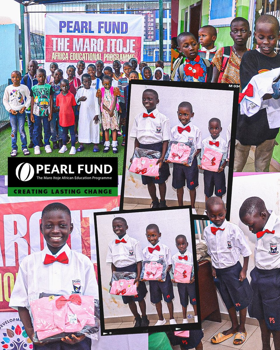 We’re thrilled to announce that the first 40 beneficiaries of @maroitoje's Pearl Fund have now enrolled and are settling in at Platform College in Lagos, Nigeria 📚 To learn more, visit: pearlfund.org.uk #ThePearlFund