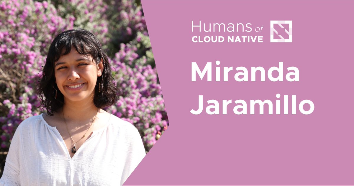 CloudNativeFdn's tweet photo. This week's #HumansofCloudNative feature is Miranda Jaramillo - a software engineer at the nonprofit The Trevor Project πΈ
Miranda has found a way to blend #opensource and social impact AND is paving the way for technologists in Mexico!
Read more: https://t.co/ENq1i4erkN https://t.co/GPkjGJBnpl
