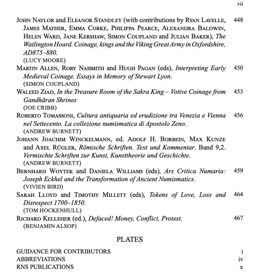 for all the #coin and #numismatics  nerds out there who simply CAN'T WAIT to see what this year's volume of the Numismatic Chronicle @RoyalNumSoc  holds....