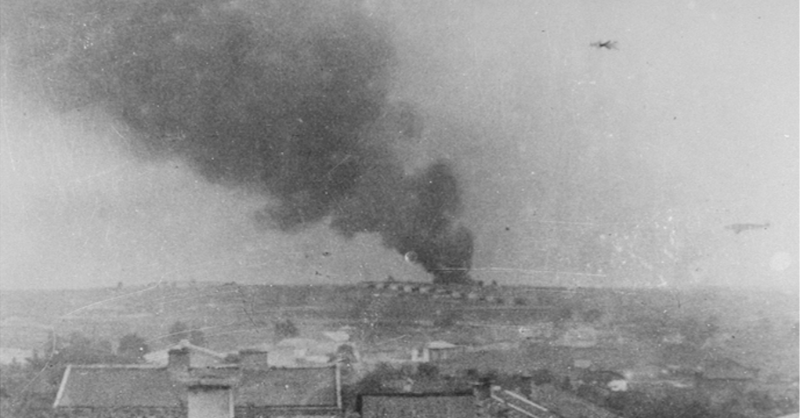 HolocaustMuseum's tweet photo. #OTD 80 years ago, SS and police units began a killing operation codenamed "Harvest Festival" in German-occupied Poland. Over the course of two days, approximately 42,000 Jews were killed, making it one of the largest massacres of the Holocaust.