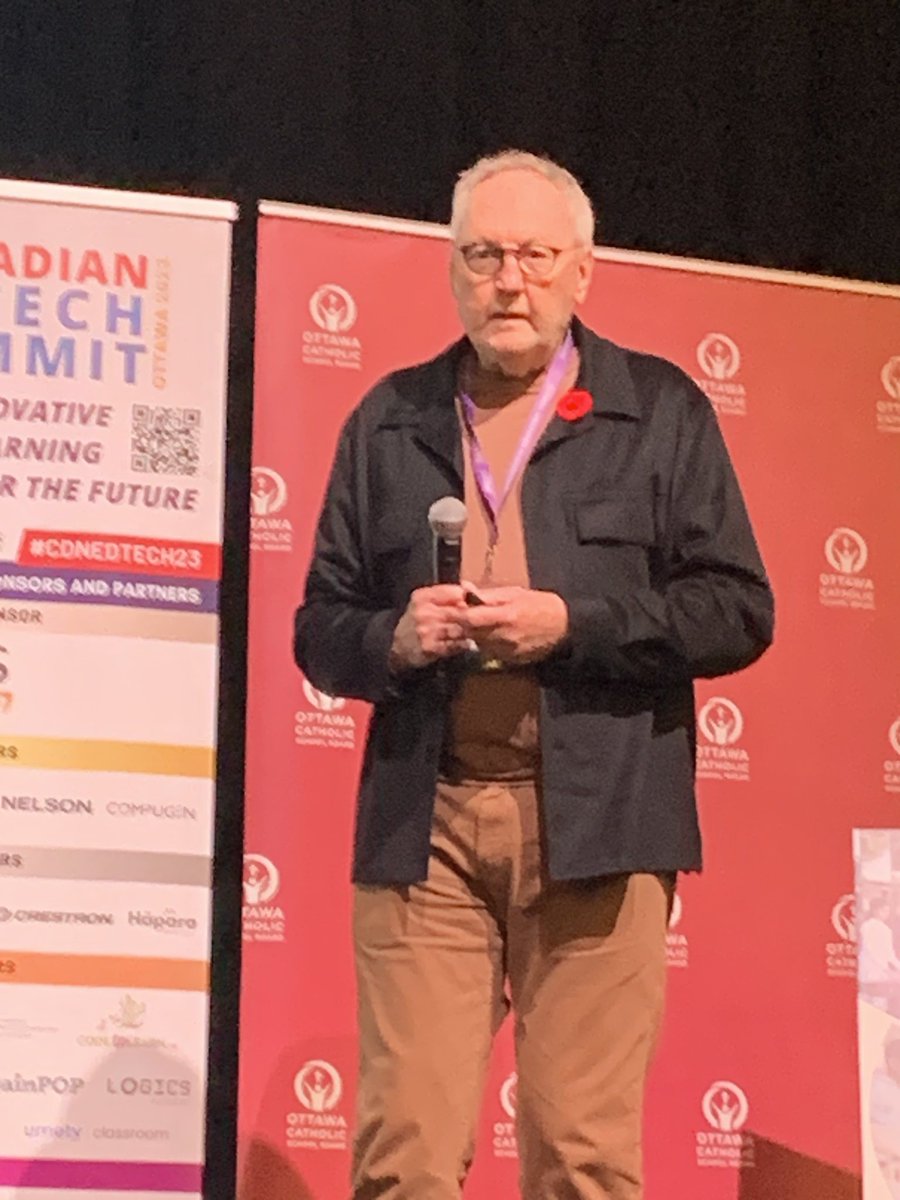 klewis_prieur's tweet photo. Always leave with so much to digest after listening to @MichaelFullan1 ! Going to spend more time thinking about his ideas about change, drivers, the shared humanity paradigm and changing assessment! #cdnedtech23 @ocsbDL https://t.co/kDJRsUlINY