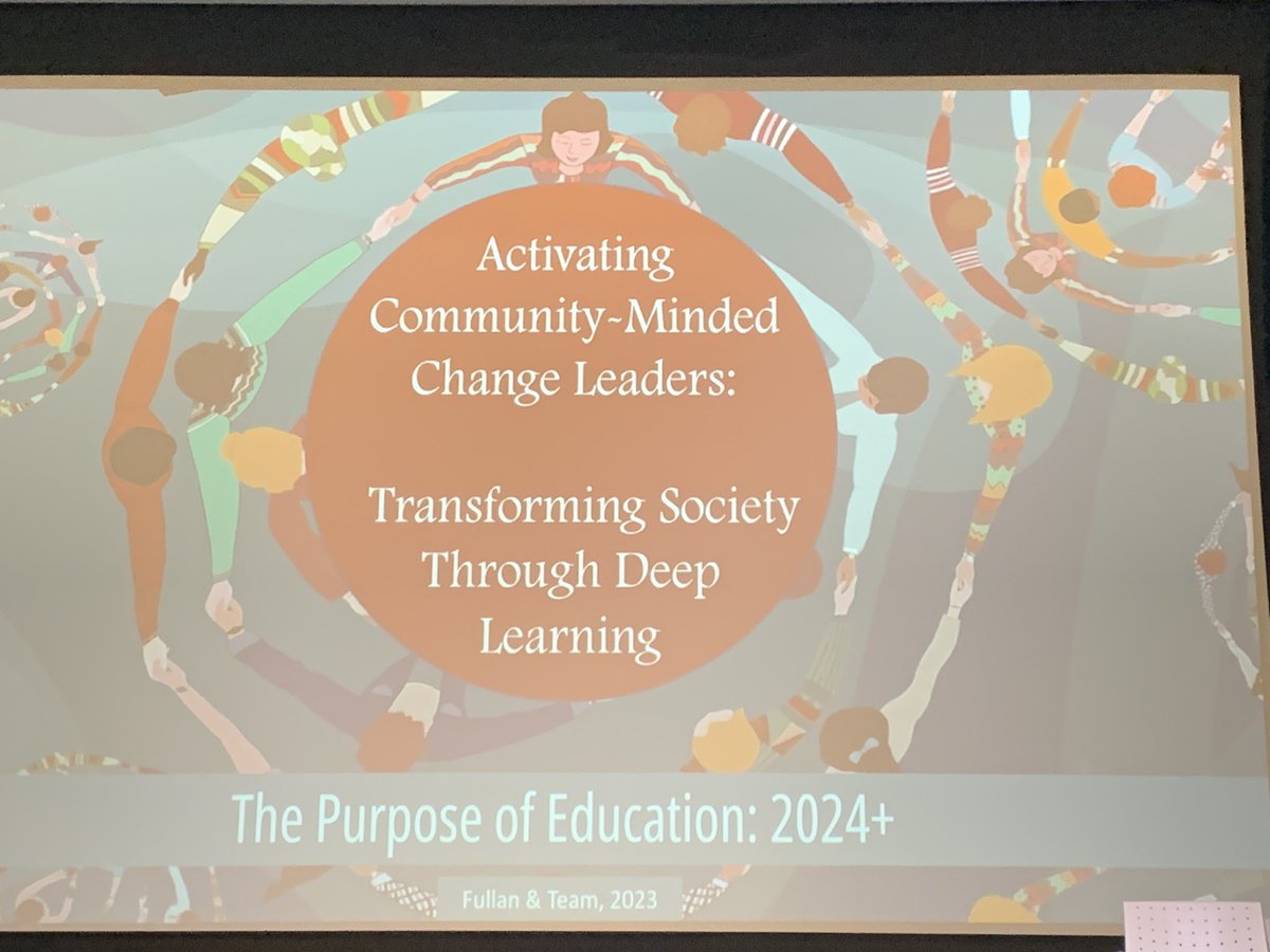 klewis_prieur's tweet photo. Always leave with so much to digest after listening to @MichaelFullan1 ! Going to spend more time thinking about his ideas about change, drivers, the shared humanity paradigm and changing assessment! #cdnedtech23 @ocsbDL https://t.co/kDJRsUlINY