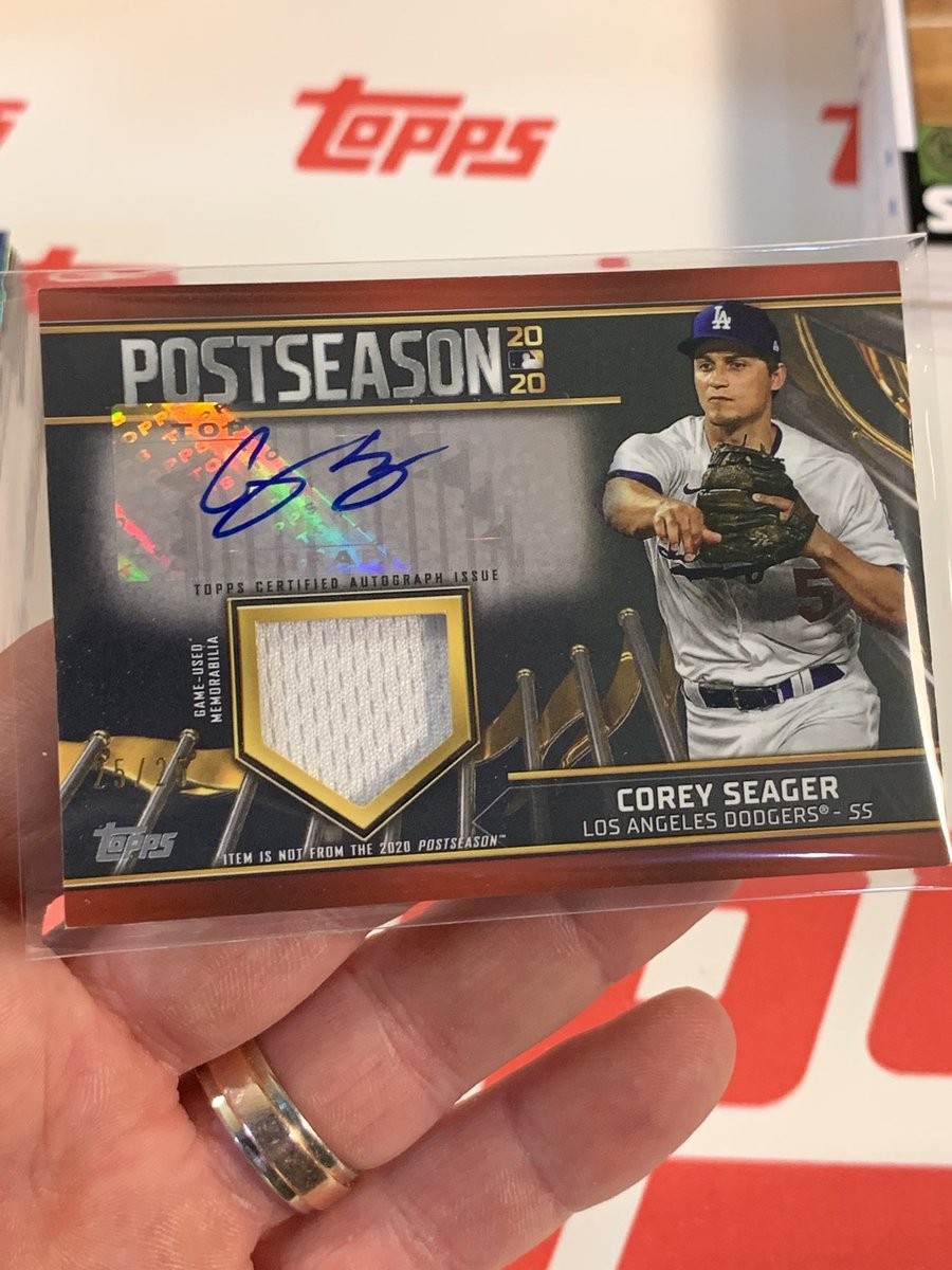 BomberBreaks's tweet photo. @Topps @coreyseager_5 A 2021 Series 1 #ToppsRipParty pull from The Break Pad! https://t.co/hdGYaDfstI