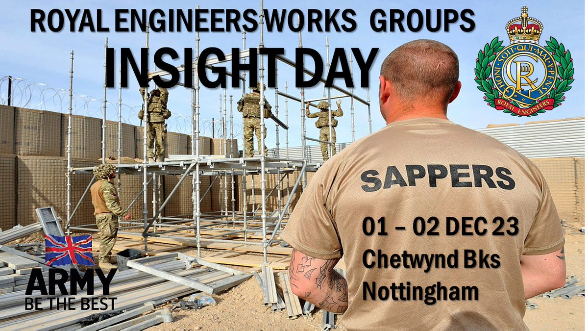 Royal Engineers Works Groups (@170_Engineers) on Twitter photo 2023-11-03 16:00:15