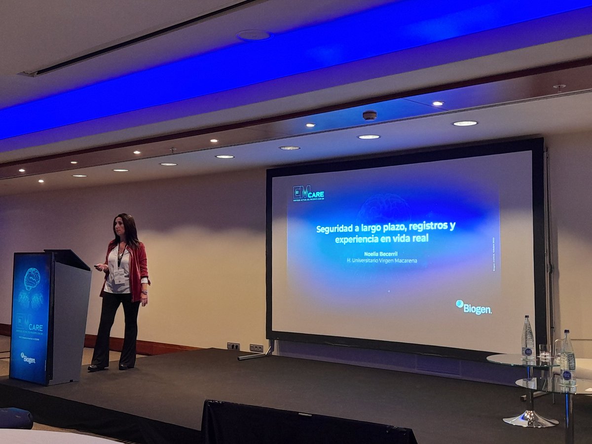 sedenered's tweet image. #SEDENE2023 seminario @biogen #EMCARE: enfoque actual del pac
Modera @AnaLadero76 enfermera del H de Cruces, vocal #EMSEDENE ponentes Noelia Becerril y Mikel Merchan 

👉Escenario de la EM en el 2023
 👉Monitorización de los ttosde la 👉PROms  natalizumab, tecfidera y vumerity