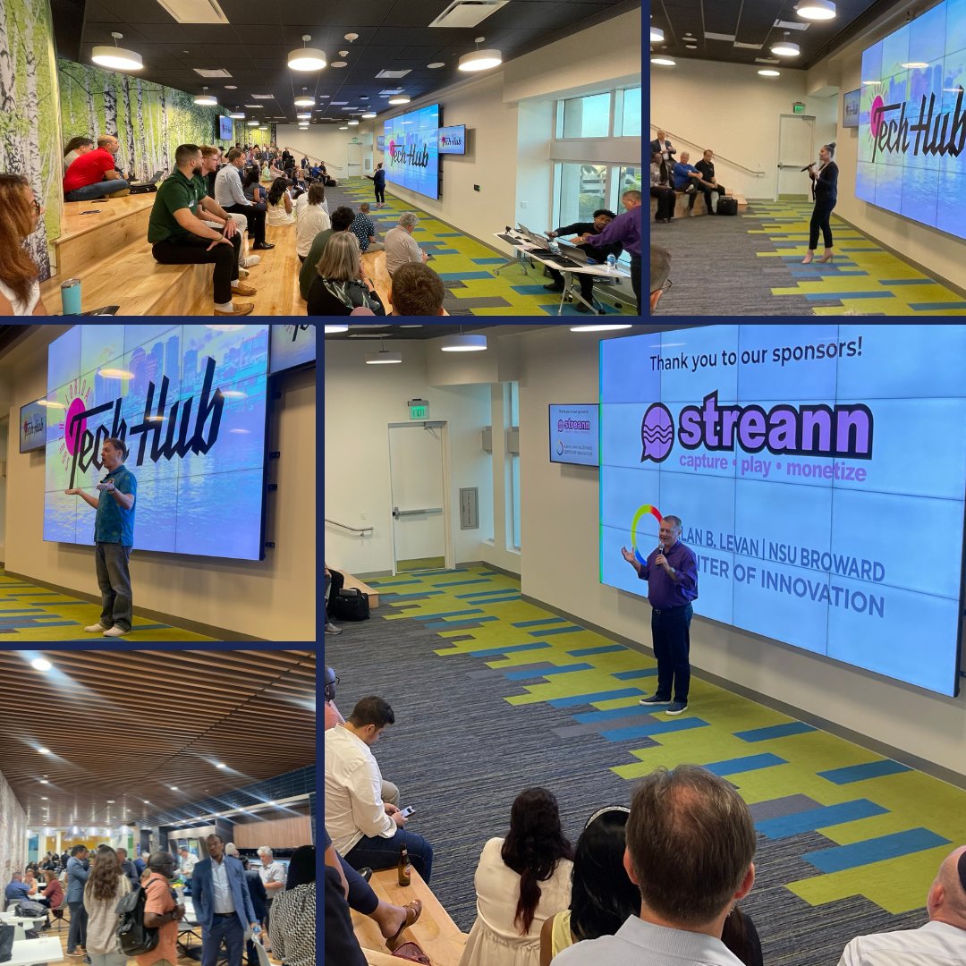 Teamed up with South Florida Tech Hub for a Pitch Workshop to kick off #GEW2023. Thanks to our sponsors 35 Mules &amp; Streann Media. Join us at the Levan Center, the World's First Theme Park for Entrepreneurs™! #PitchWorkshop #SouthFloridaTech