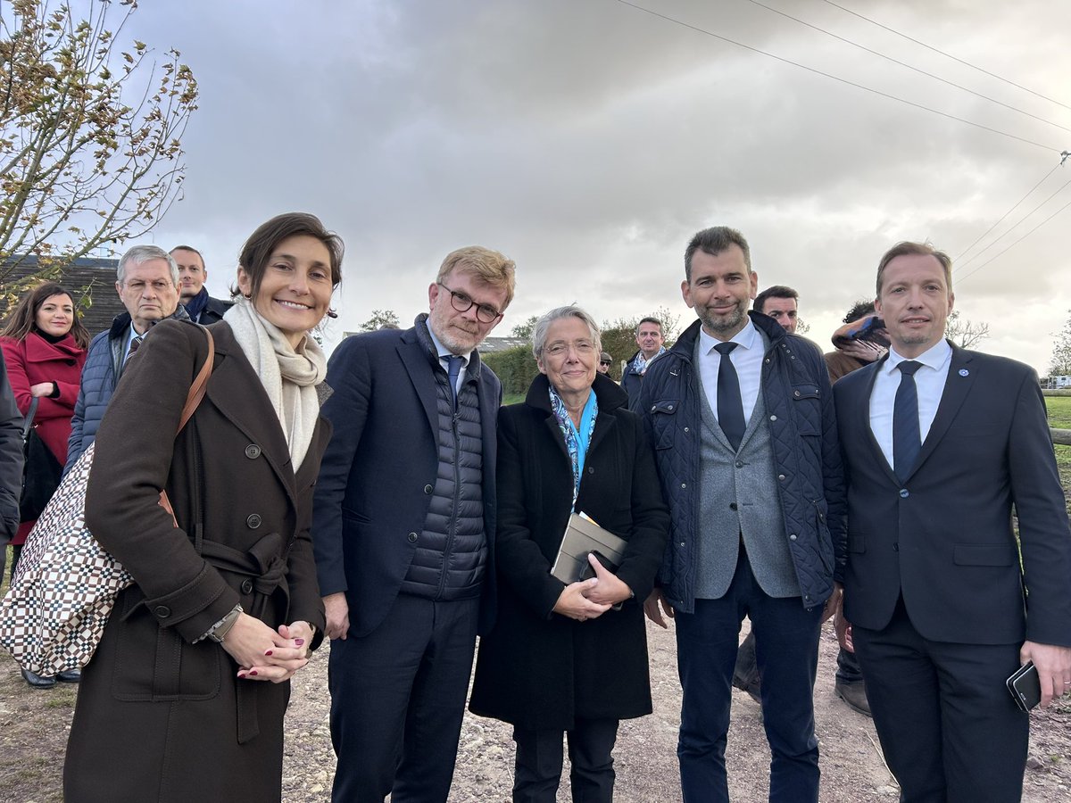 Un grand merci à <a href="/Elisabeth_Borne/">Élisabeth BORNE</a> <a href="/MFesneau/">Marc Fesneau</a> <a href="/AOC1978/">Amélie Oudéa-Castéra</a> ainsi qu’à <a href="/SertinFreddy/">Sertin Freddy</a> d’être venus constater sur le terrain l’intérêt de cette mesure pour la vitalité de ces petites entreprises agricoles