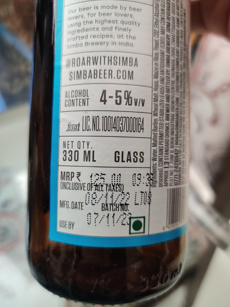 @livingliquidz be careful Beer lovers when you buy beer offers like buy 2 get 1 or buy 1 get 1 offers. Don't forget to check the USE BY DATE!!!! It's important as I didn't check the date. The stock which I bought is expiring soon. I bought this on 28 oct and expiry is 7 nov 2023