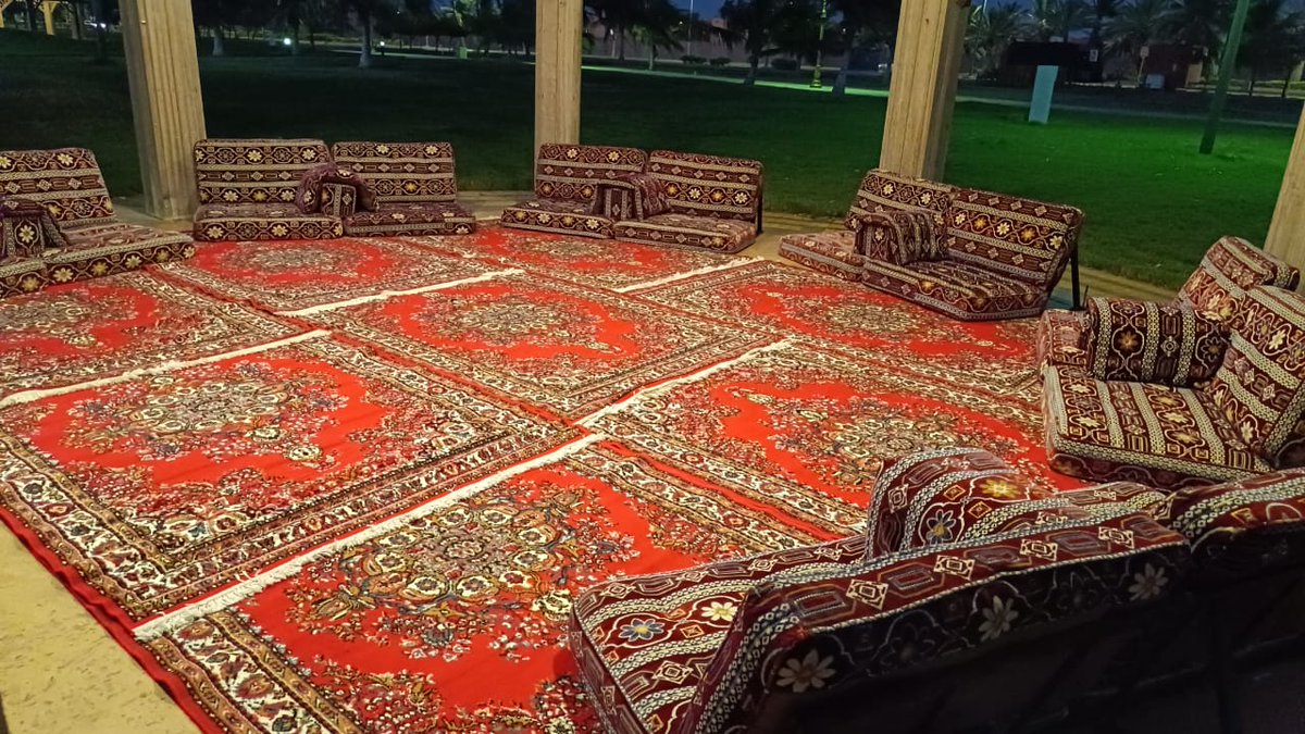 تجهيز جلسات على الواجهة البحرية بينبع الصناعية مع خدمة حجز الموقع والتوصيل مجاناً... 📍للتواصل: 0591775557