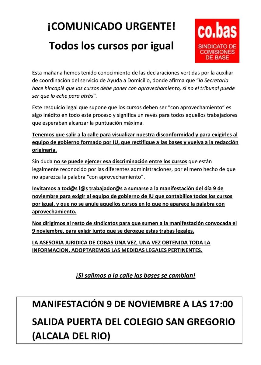 ¡En defensa de los servicios públicos y la creación de empleo!