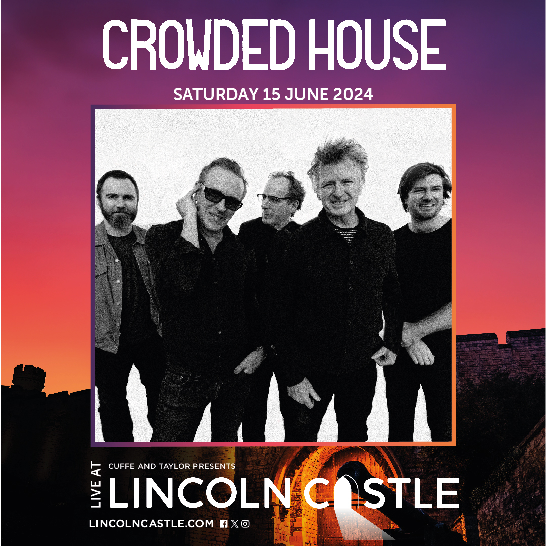 🚨 JUST ANNOUNCED 🚨
It’s Not a Dream!!! Multi-platinum-selling Australasian Rock Band Crowded House will perform at Lincoln Castle on Saturday 15th June, 2024

Tickets go on sale, Friday 10th November at 9am! 
Sign up here for exclusive pre-sale access:  shorturl.at/ntxR9