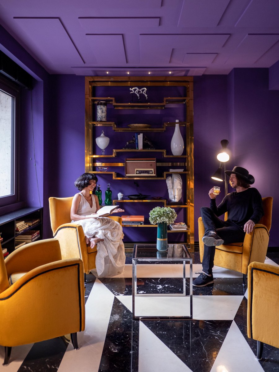JDVHotels's tweet photo. Neutral lovers, apologies. Color maximalism is in at The Tribune Hotel. https://t.co/ohTwPaUb13
