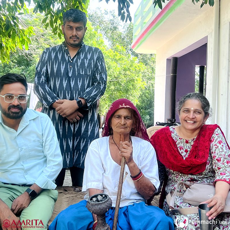 ammachilabs's tweet photo. Oct 19 - Dr Bhavani Rao, #AMMACHILabs &amp; #CWEGE director, visited women in the #Gunpur village, #GautamBudhhaNagar district, #UttarPradesh, to explore opportunities to offer trainings for new skills. A big space was already identified as a possible training center.
@AMRITAedu https://t.co/9oHvjXHSs8