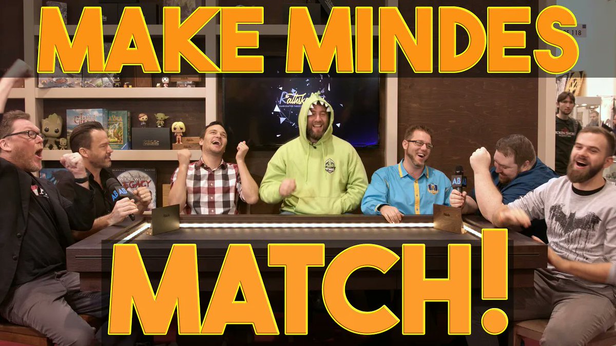 Watch the first of our Essen Tri-Gameathon Games™, where 4 all-star board game designers from @PlaidHatGames & @Gamelyn_Games team up with Leif & Travis to see which team can offer the best clues to make Mike Mindes match the secret words! #boardgames 👉 youtube.com/watch?v=lXkZst…