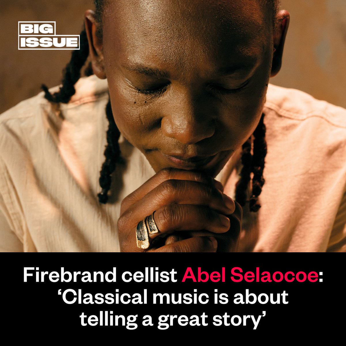 Abel Selaocoe <a href="/Abel_Cellist/">Abel Selaocoe</a> is one of classical music’s most exciting artists, welcoming audiences into his sound world with a majestic grin

✍️ <a href="/C_B_Kins/">Cian Kinsella</a> spoke to Abel ahead of his concerto performance with the <a href="/londonsymphony/">London Symphony Orchestra</a> on 16 November

Read more: bit.ly/3Ql6RDr