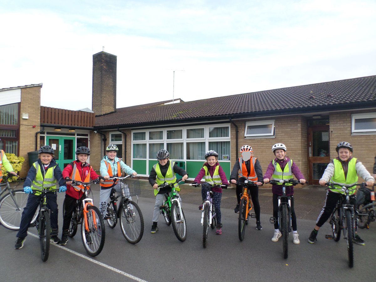 EstfeldSchool's tweet photo. Thank you to @CycleNorthUK for the Bikeability training this week.  Our Year Six pupils have gained so much confidence and had fun! https://t.co/gG4vpV3tfK