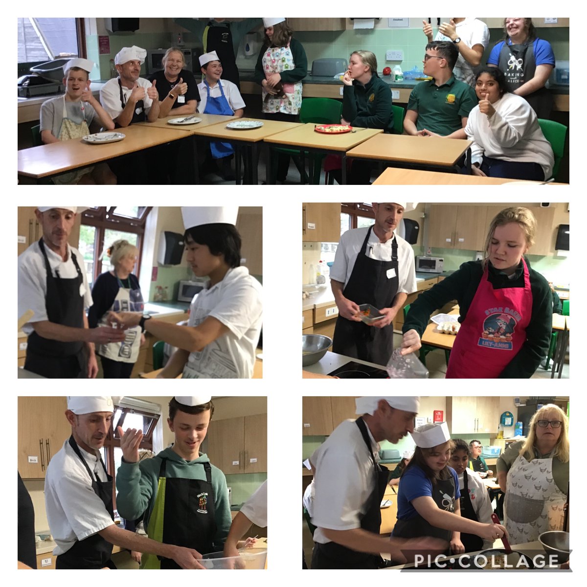 dorin_park's tweet photo. Birch class having a cookery lesson with Chef Dill and Nicky from The Chester Townhouse Hotel. They made delicious omelettes which we all enjoyed eating. https://t.co/6aSNy6KS2d