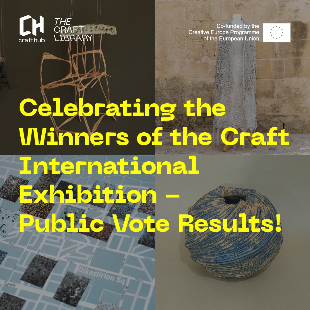 CrafthubEU (@crafthubeu) on Twitter photo ๐Winners revealed at #Crafthub Conference
1๏ธโฃ Ioannis Argyriadis: Chair From Within
2๏ธโฃ Angela Ramundo: Wedding Dress and Shawl
3๏ธโฃ Zefi Tiftiktsoglou: Inescapable Routes
4๏ธโฃ Konstantina Soura: Torsion Tripodiko Spiral
Thanks to all participants๐๐ bit.ly/winners-craft ๐Winners revealed at #Crafthub Conference
1๏ธโฃ Ioannis Argyriadis: Chair From Within
2๏ธโฃ Angela Ramundo: Wedding Dress and Shawl
3๏ธโฃ Zefi Tiftiktsoglou: Inescapable Routes
4๏ธโฃ Konstantina Soura: Torsion Tripodiko Spiral
Thanks to all participants๐๐ bit.ly/winners-craft