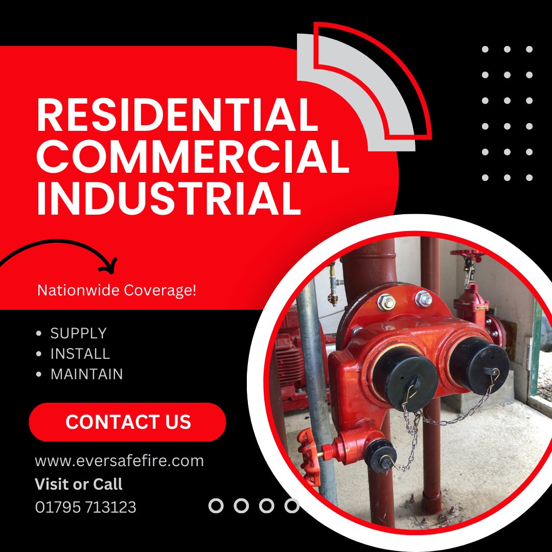 Trust Eversafe Fire Protection for all your fire safety needs, from installation to maintenance and beyond!

Visit eversafefire.com and speak to our team to learn more.

#FireSafety #FireSprinklers #Residential #Commercial #Industrial