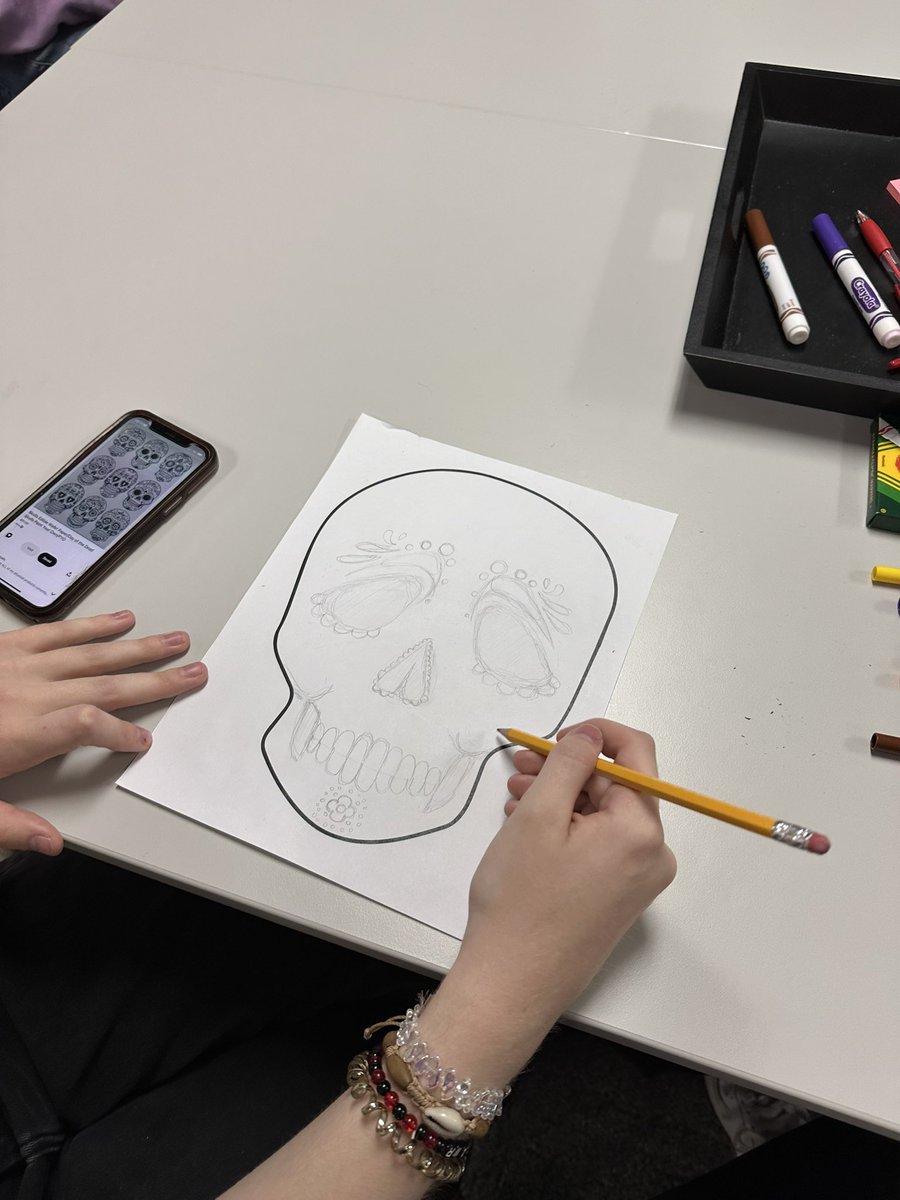 Lauren Shepherd (@mslshepherd) on Twitter photo <a href="/NewTechCoppell/">New Tech High @ Coppell</a> learners in a sugar skulls flex Friday session today to learn more about and honor #DiaDeLosMuertos! #CISDESLBIL <a href="/NewTechCoppell/">New Tech High @ Coppell</a> learners in a sugar skulls flex Friday session today to learn more about and honor #DiaDeLosMuertos! #CISDESLBIL