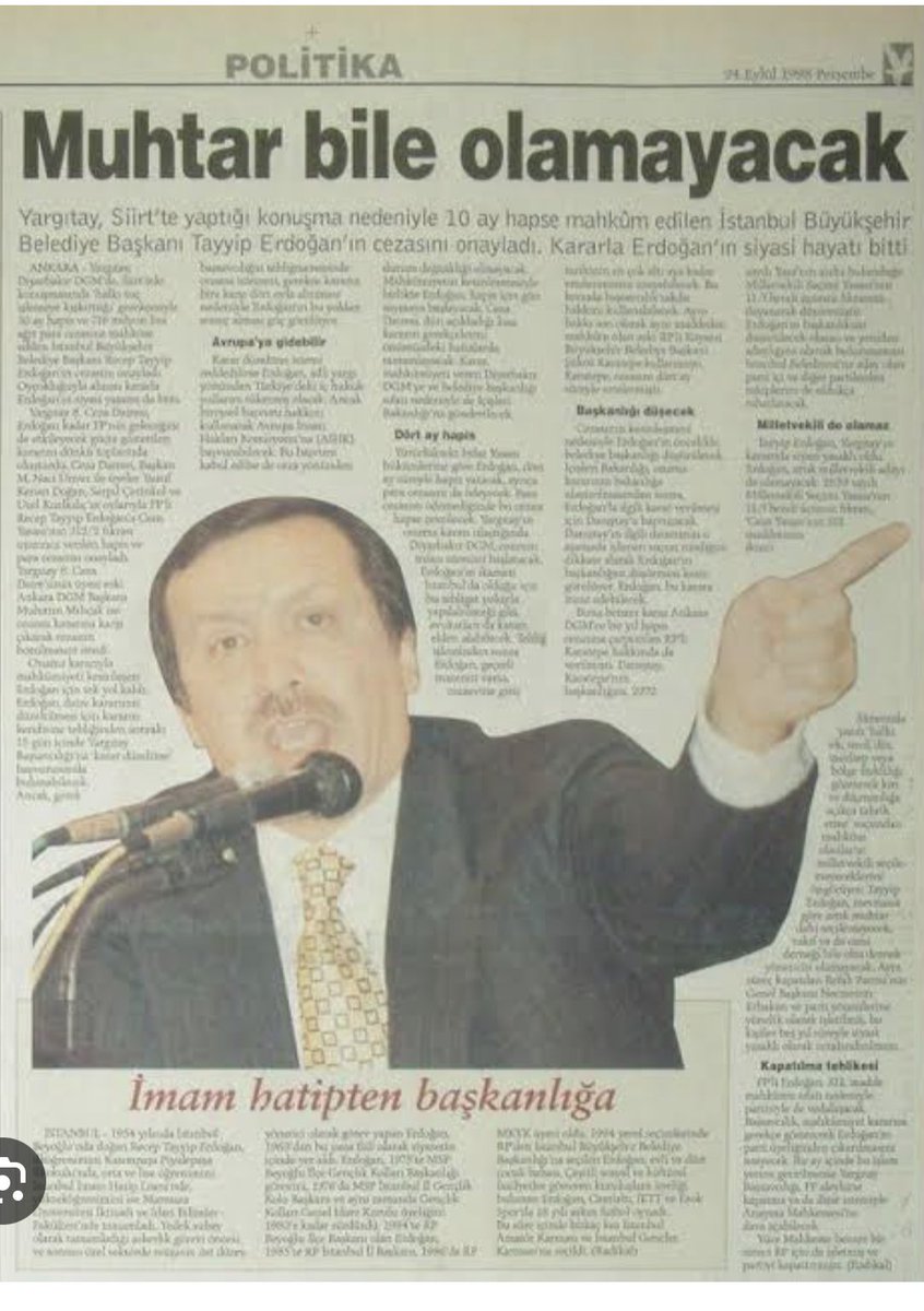 zafersahin06's tweet photo. 🛑MUHTAR BİLE OLAMAZ DEDİKLERİ ADAM 21 YILDIR İKTİDARDA!!! İŞİN SIRRI NE? 

3 KASIM 2002’DEN BUGÜNE RAKAMLARLA AK PARTI’NİN 21 YILI…

✅AK Parti’ye geride kalan 21 yılda 2 kez kapatma davası açıldı. 

✅Cumhurbaşkanlığı Hükümet Sistemi’ne geçilen 2018’e kadar 1 muhtıra, 1 askeri, 2 yargı-emniyet ve 2 sokak darbesiyle Erdoğan ve partisi siyasetten silinmek istendi. 

✅Erdoğan bu süreçte 7 genel seçim, 4 yerel, 3 Cumhurbaşkanlığı seçimi ve 3 referandumdan zaferle çıktı.

✅CHP, 2002-2010 yılları arasındaki 8 yıllık 2 yasama döneminde tam 157 kez yargıya gitti. 2000-2007 döneminde Cumhurbaşkanı Ahmet Necdet Sezer 73 kez veto hakkını kullandı. Sezer’in veto hakkını kullandığı yasa değişikliklerinden biri Erdoğan’a milletvekili ve başbakanlık yolunu açan değişiklik. Sezer görev süresi içinde 729 müşterek kararname ve atamalara ilişkin 22 Bakanlar Kurulu kararını da iade etti. Oysa eski cumhurbaşkanlarından Cemal Gürsel 2, Cevdet Sunay 18, Fahri Korutürk 13, Kenan Evren 27, Turgut Özal 17, Süleyman Demirel 14 kez veto hakkını kullanmıştı!
 
✅Türkiye’de 1923-1950 yılları arasındaki 27 yıllık tek parti iktidarında 18 hükümet kuruldu. 1950-2002 arasındaki 52 yılda ise 39 hükümet görev yaptı. Bu sürede 19 kez genel seçime gidildi. Kurulan hükümetlerin ortalama ömrü 19 ay oldu!

✅62 yılda 3 askeri darbe, 1 muhtıra gerçekleşti. Azınlık hükümetinden seçim hükümetine, güvenoyu almadan Cumhurbaşkanı tarafından onaylanandan 25 gün devam eden hükümete kadar her tür tuhaflık yaşandı memlekette.

✅1970-1980 arasında 13, 1991-2002 arasındaki 11 yılda ise 9 ayrı hükümet kuruldu. Bunların ortalama ömrü 1 yıl 2 ay oldu. 1991-2002 döneminde kurulan 5 hükümet 1 yıldan az iktidarda kaldı. 1995-1996 arasında her 3 ayda bir hükümet değişikliği yaşandı.

✅ABD’nin kuruluşu 1776… 247 yılda görev yapan başkan sayısı 46.
Bizde 1923-2018 arasındaki 95 yılda kurulan hükümet sayısı 65! Eğer tüm hükümetler görev süresini tamamlayabilseydi Parlamenter Sistem’in son hükümeti olan 65. Hükümet, 24 Mayıs 2016’da değil 2183 senesinde kurulacaktı.

✅Türkiye’nin derdi Erdoğan antipatisiyle soslandırılmış bir rejim kavgası değil. Millet yönetimde ve ekonomide istikrar istiyor. Milletin desteğinin hep Erdoğan’ın yanında olması tesadüf değil. O yüzden “Muhtar bile olamaz” dedikleri adam 21 yıldır devleti yönetiyor.. Muhalefet 21 yılda bu gerçeği hiç göremedi..…