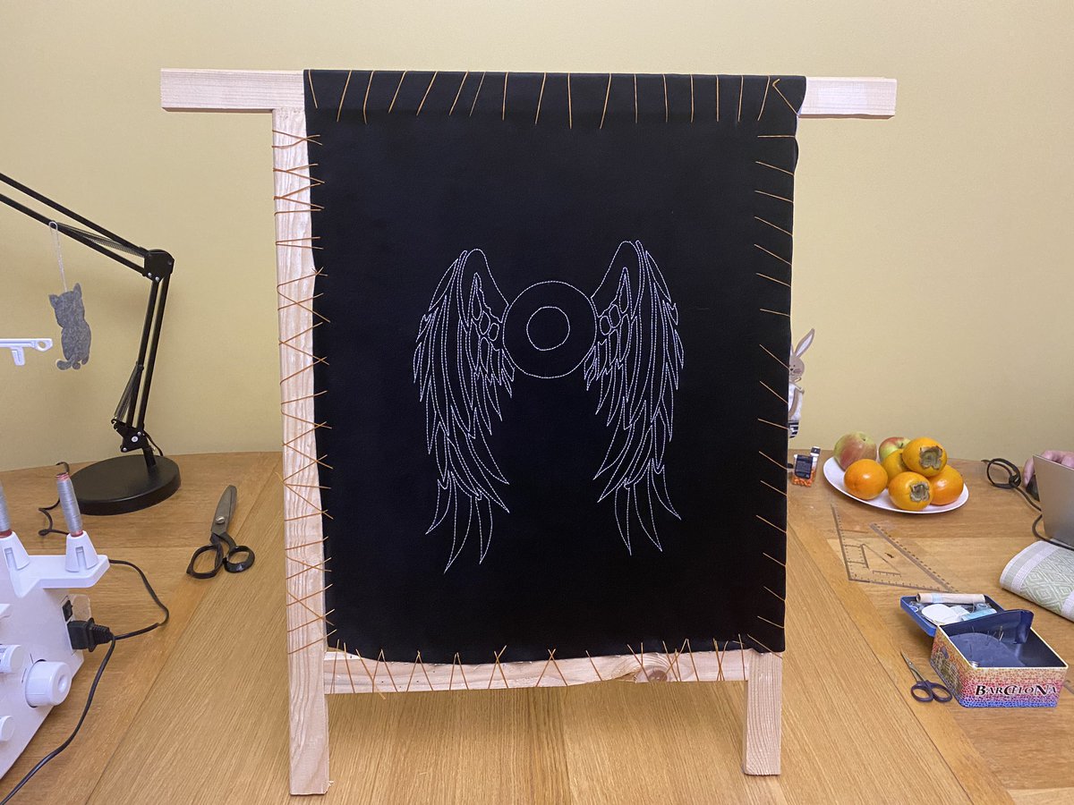 Stand for embroidering the painting AngelCoin 

Only #Bitcoin