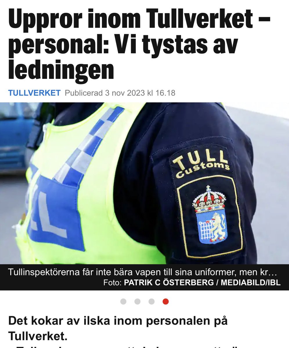katjanouch's tweet photo. Varför sparkar inte Tidöregeringen alla odugliga sossar som är politiskt tillsatta av den förra regeringen och förstör svenska myndigheter? Som tex värdelösa Charlotte Svensson på Tullverket. https://t.co/hrrs4vlELH