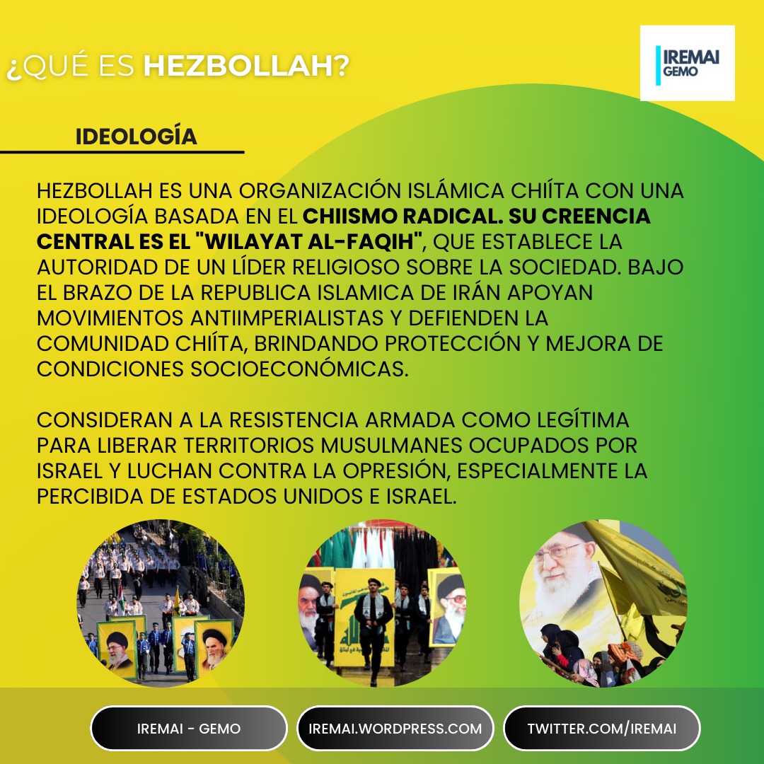 📍¿Qué es Hezbollah? ¿Qué hay detrás de esta influyente organización político-militar en Medio Oriente?

📊🌏 Desliza para conocer todos los detalles en nuestra infografía exclusiva!