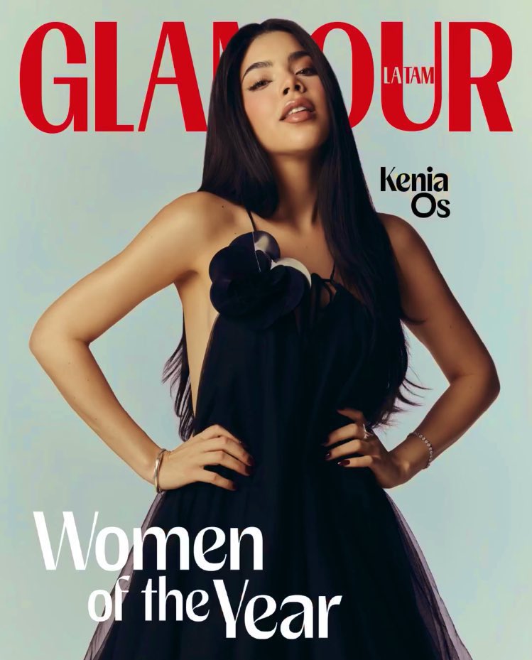 Kenia OS como portada de Glamour Latinoamérica #WomenOfTheYear.