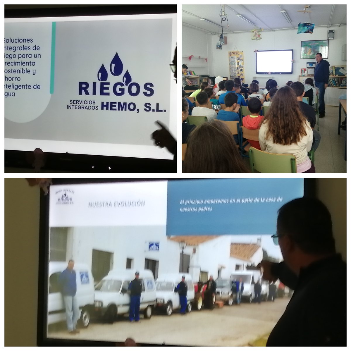 Con motivo de la celebración del día de la Empresa Andaluza, los alumnos/as del 3º ciclo de nuestro centro, han tenido la oportunidad de conocer de primera mano la empresa de Riegos, Servicios Integrados HEMO, S.L., una empresa familiar creada por los hermanos Morales.