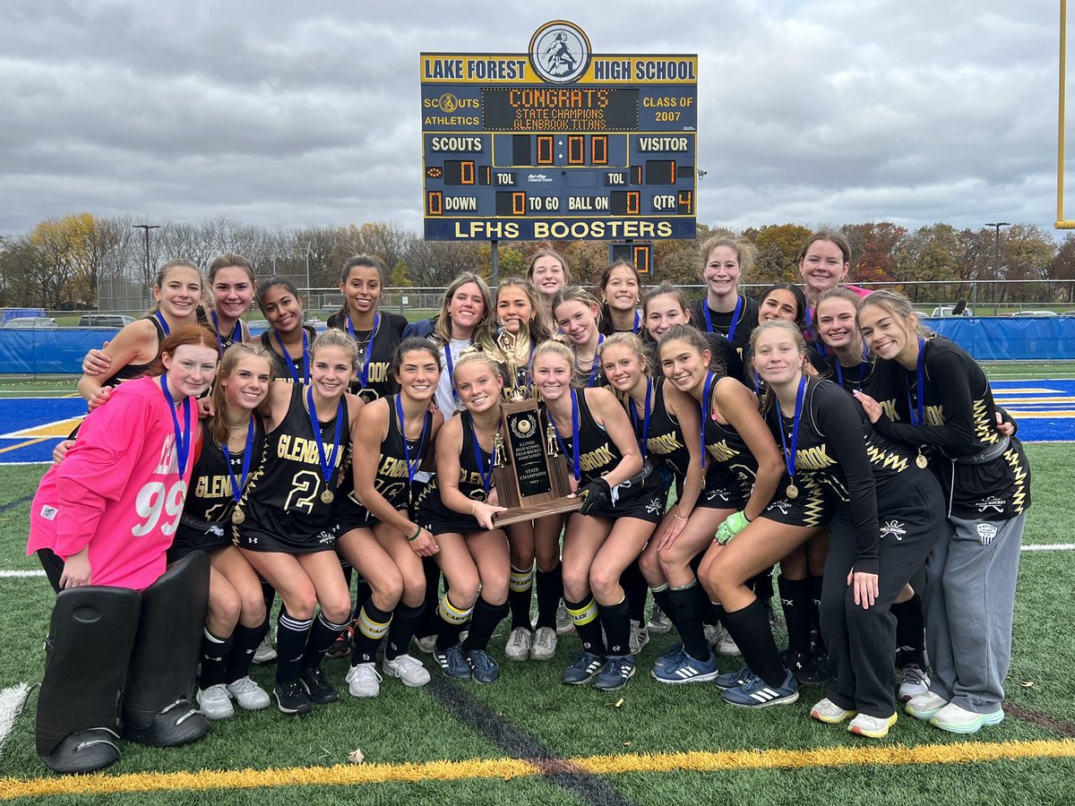 Congratulations to our Glenbrook Field Hockey team for winning their first state championship last week against New Trier #WeAreGlenbrook